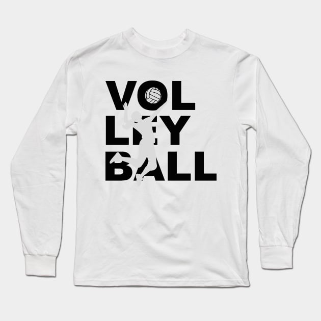 volleyball Long Sleeve T-Shirt by heyitsad